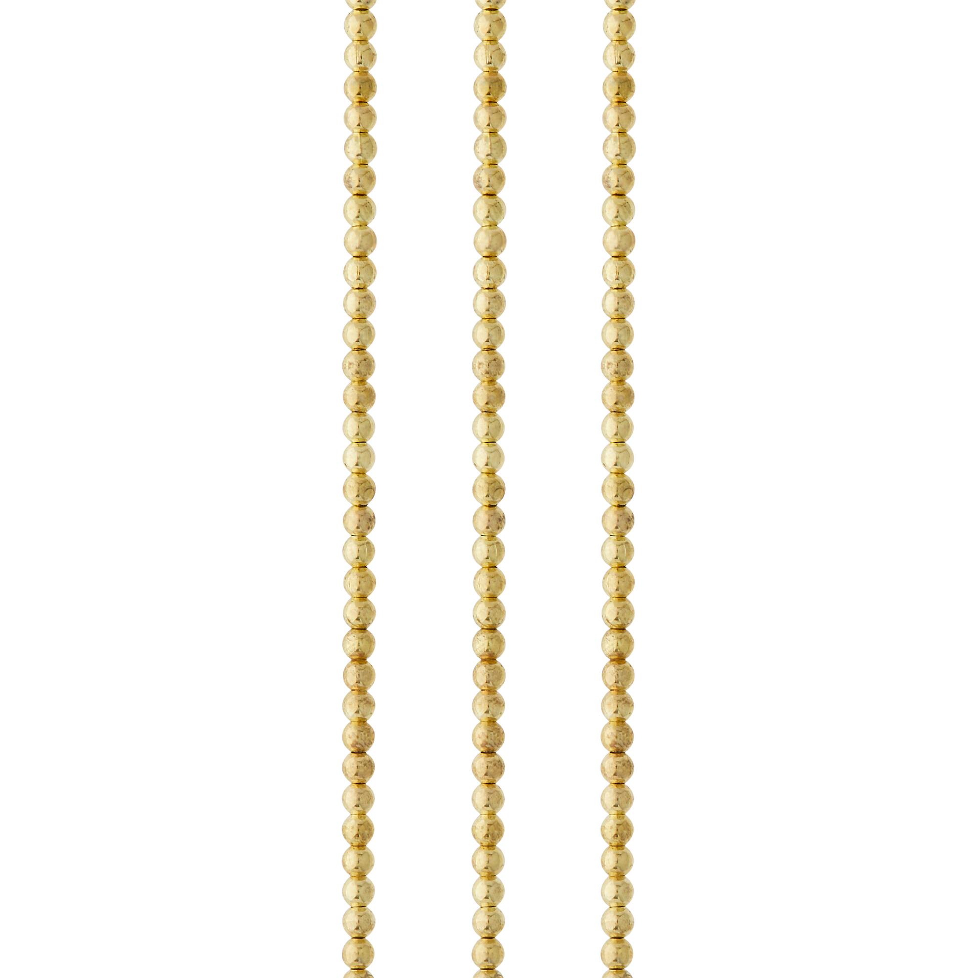 Metallic Gold Round Beads, 2.5mm by Bead Landing™